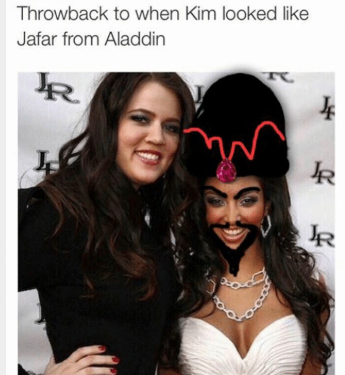 kim kardashian jafar - Throwback to when Kim looked Jafar from Aladdin R
