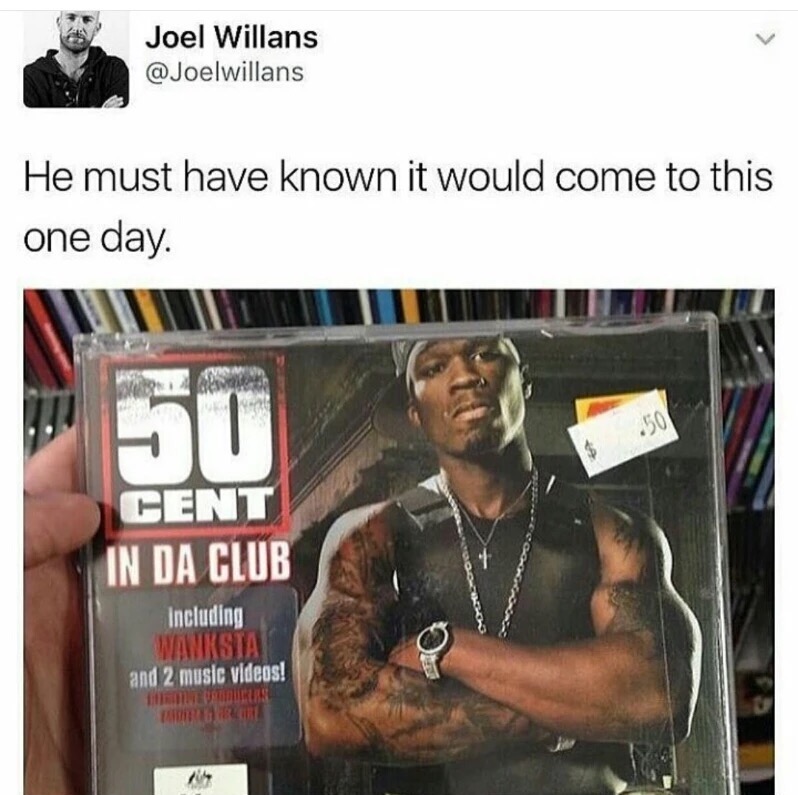 50 cent album for 50 cents - Joel Willans He must have known it would come to this one day. Cent In Da Club Including Warista and 2 music videos! Altres Tele