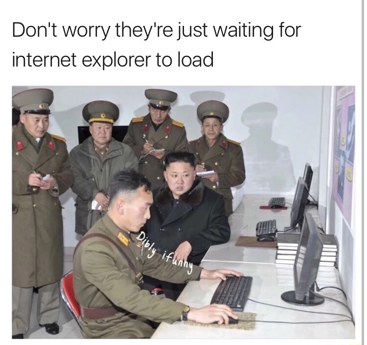 meme - learn programming in one day - Don't worry they're just waiting for internet explorer to load funny