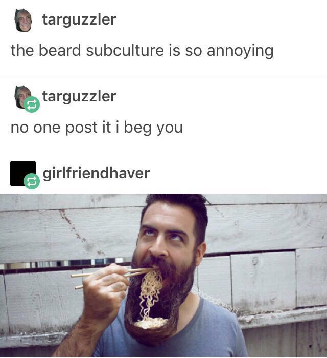 meme stream - incredible beard - targuzzler the beard subculture is so annoying targuzzler no one post it i beg you girlfriendhaver