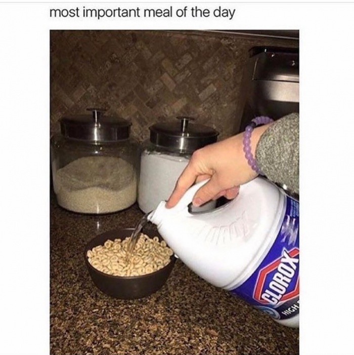 meme stream - best cursed - most important meal of the day Cloro