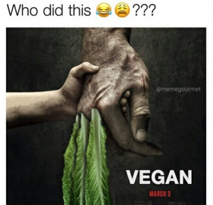 memes - vegan march 3 - Who did this @@??? Vegan March 3