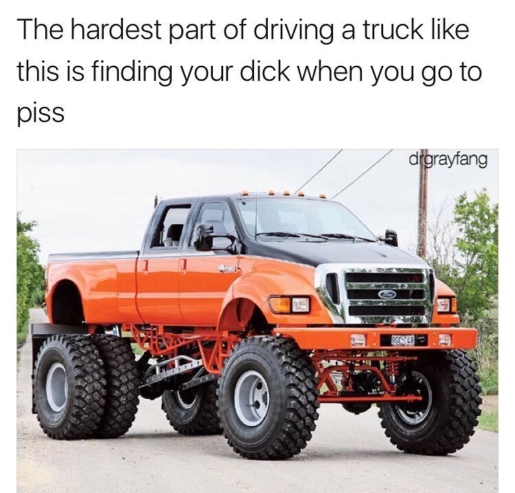 big pickup trucks for sale - The hardest part of driving a truck this is finding your dick when you go to piss drgrayfang 8CC.Cls