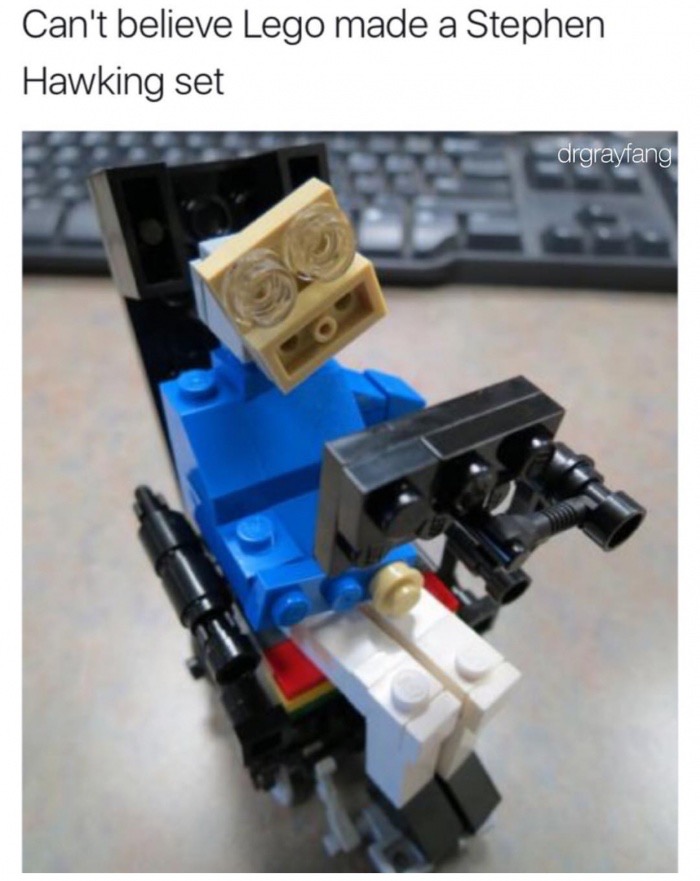 hawking lego model - Can't believe Lego made a Stephen Hawking set drgrayfang