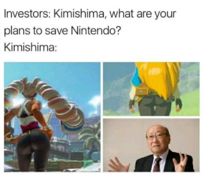 plan to save nintendo - Investors Kimishima, what are your plans to save Nintendo? Kimishima