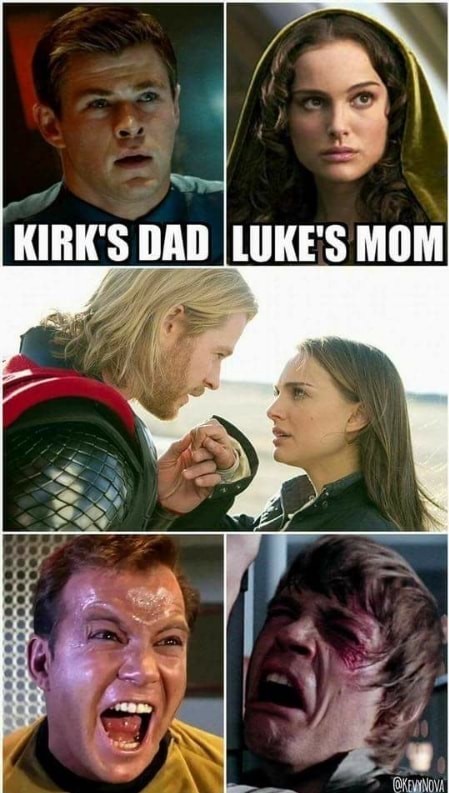 meme stream - Kirk'S Dad Luke'S Mom Qkewynona