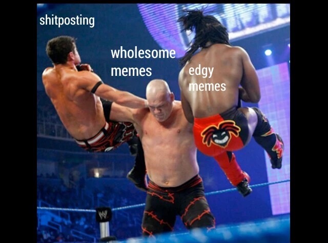 wwe water meme - shitposting wholesome memes edgy memes