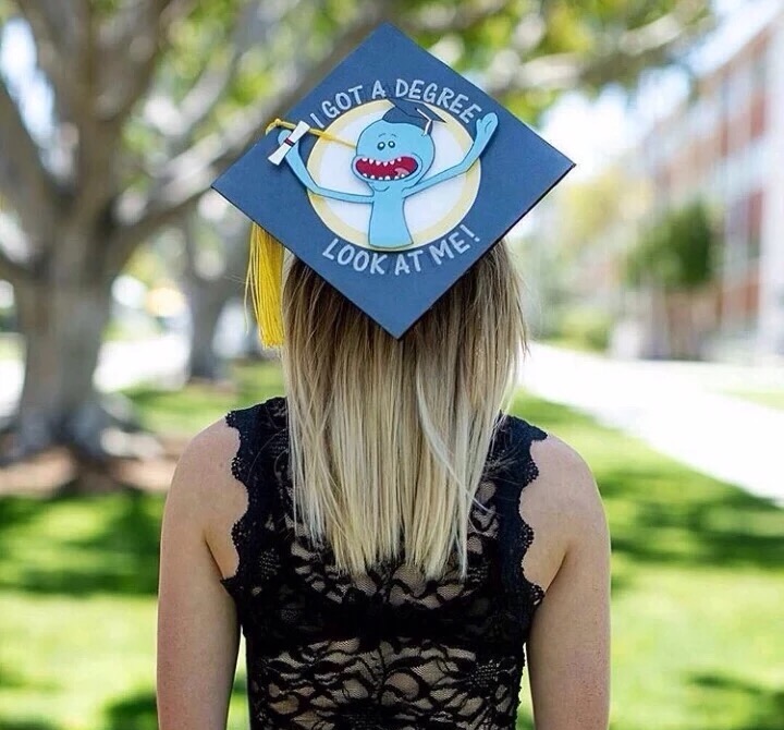 rick and morty cap ideas - Degree Got A Degr Look At At Me!