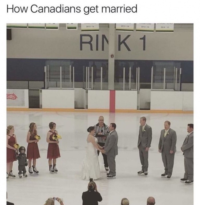 canadians get married meme - How Canadians get married Rin K1