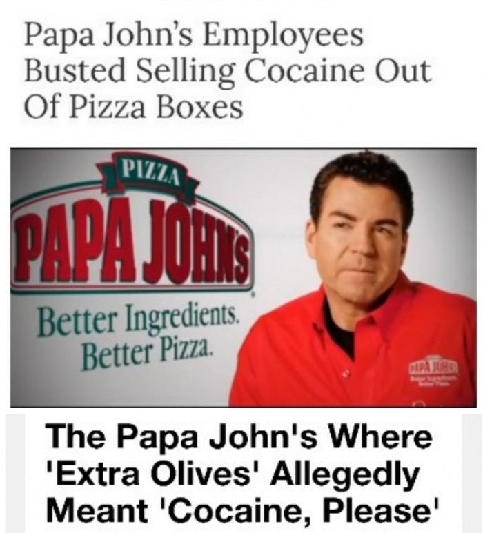 meme stream - papa johns pizza - Papa John's Employees Busted Selling ...