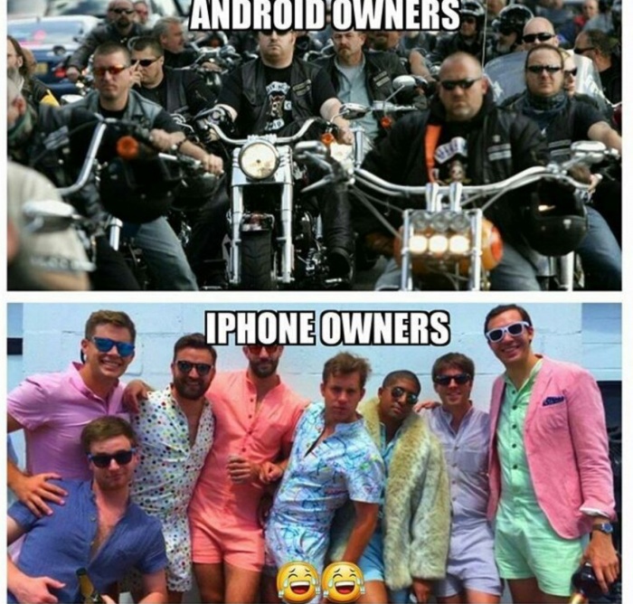 memes - android vs iphone owners - Android Owners Iphone Owners