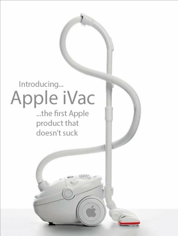 memes - apple ivac - Introducing.. Apple iVac ...the first Apple product that doesn't suck