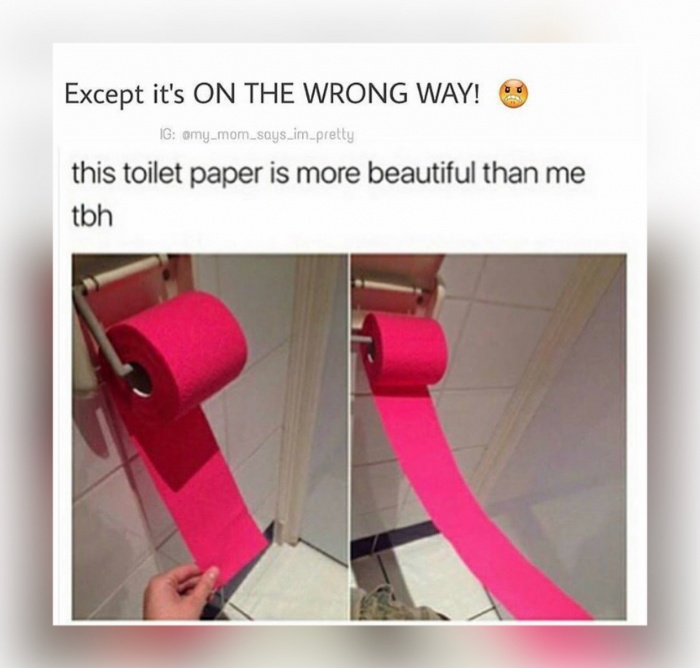 Meme of beautiful paper but all the internet cares about is that it is upside down.