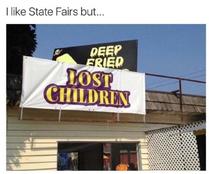 State fair area for finding lost children