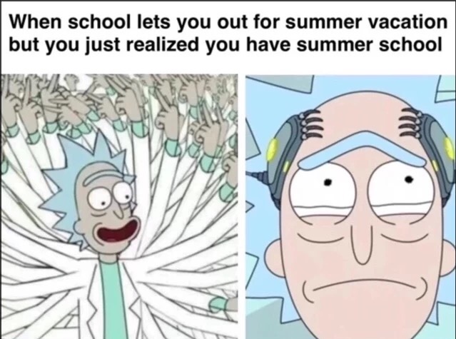 memes - When school lets you out for summer vacation but you just realized you have summer school