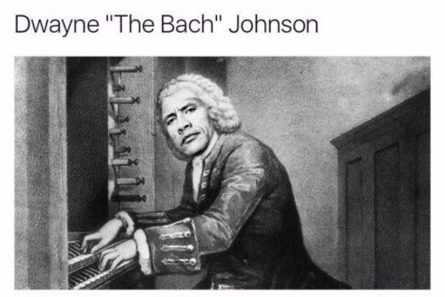 meme stream - dwayne the rock johnson rhymes - Dwayne "The Bach" Johnson