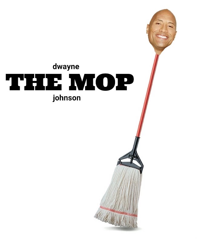 meme stream - dwayne johnson cleaning - dwayne The Mop johnson