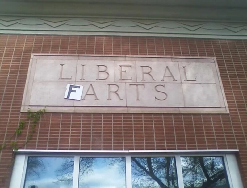 funny vandalism - Liberal Earts