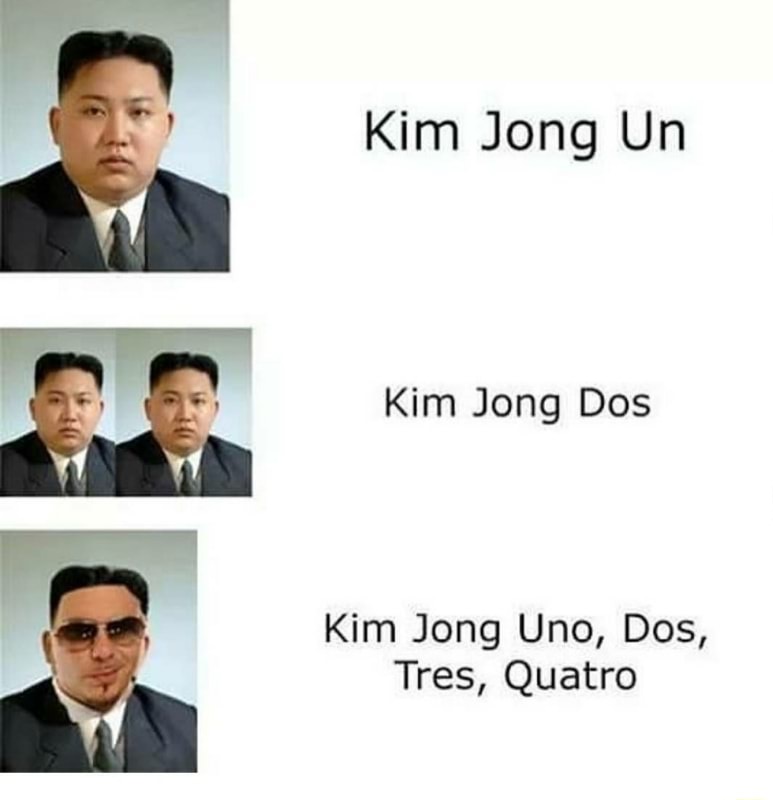 meme - kim jong un kim jong dos