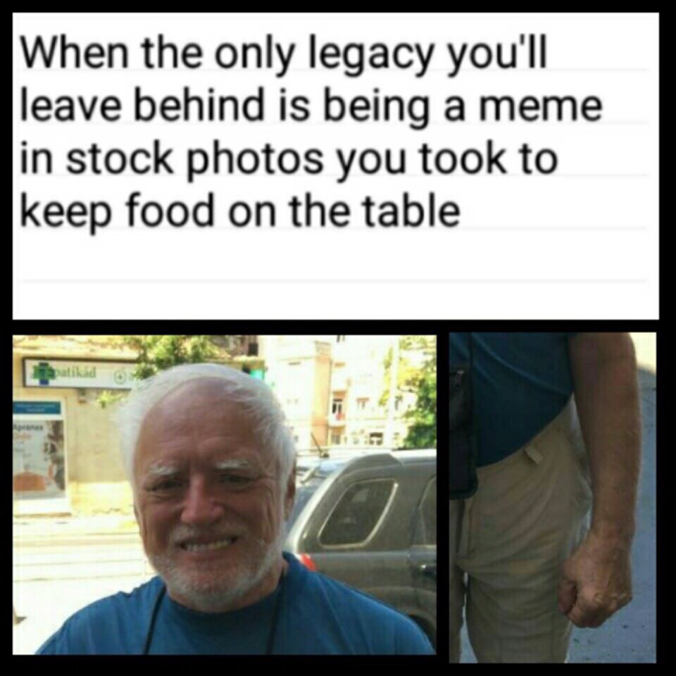 stress stock photo meme - When the only legacy you'll leave behind is being a meme in stock photos you took to keep food on the table atilad