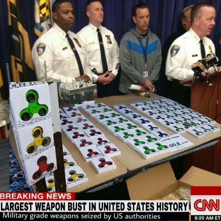 fidget spinner weapon bust - 004 Breaking News Largest Weapon Bust In United States History Cm Military grade weapons seized by Us authorities Et