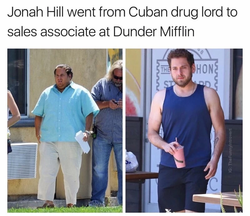 jonah hill run the jewels - Jonah Hill went from Cuban drug lord to sales associate at Dunder Mifflin 5 The Ig TheFunnyintrovert