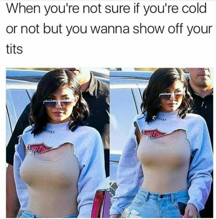 memes - mexican cold memes - When you're not sure if you're cold or not but you wanna show off your tits
