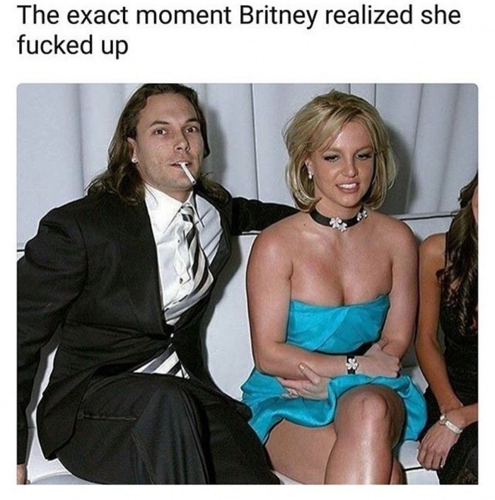 memes - britney spears 2006 - The exact moment Britney realized she fucked up