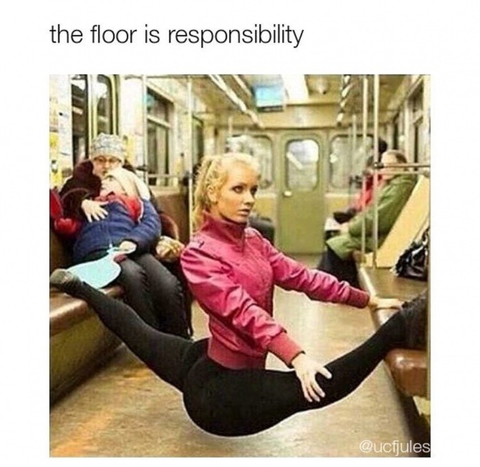 meme stream - things you don t want to see - the floor is responsibility