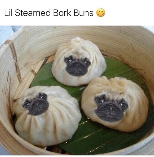 bork buns - Lil Steamed Bork Buns
