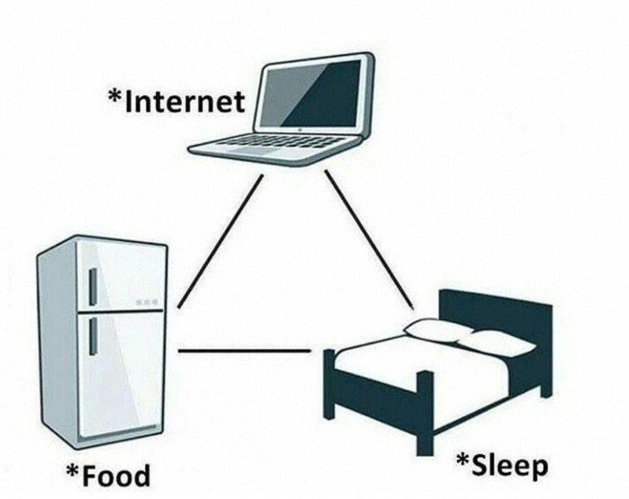 meme stream - real bermuda triangle meme - Internet Food Sleep