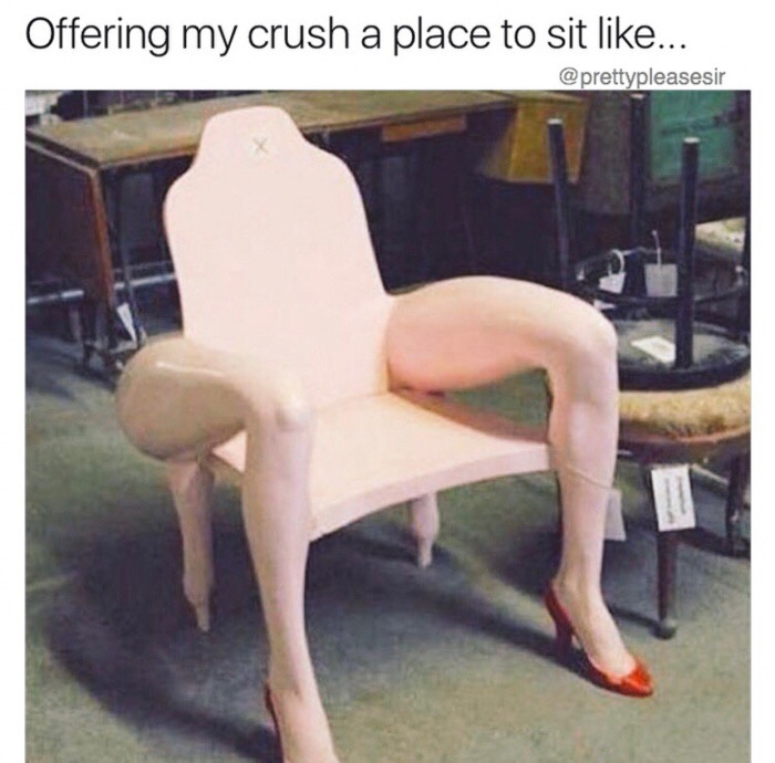 meme stream - chair - Offering my crush a place to sit ...