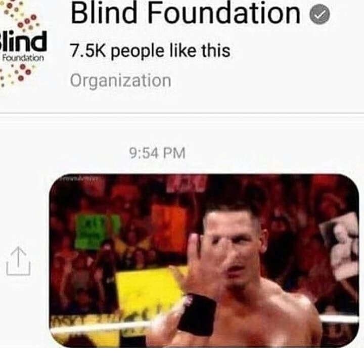 memes - photo caption - slind Blind Foundation people this Organization Founslation