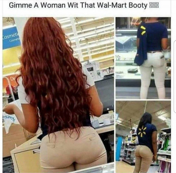 edgy meme of shoulder - Gimme A Woman Wit That WalMart Booty !! Losmetik