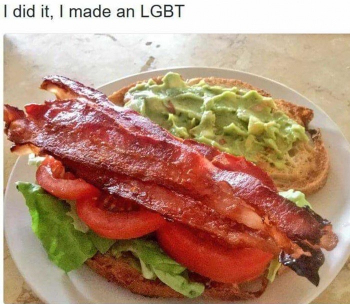 memes - lgbt sandwich meme - I did it, I made an Lgbt