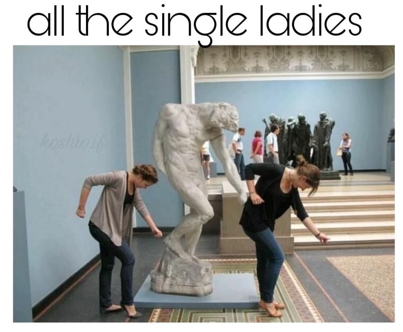 meme - everyday im shufflin - all the single ladies