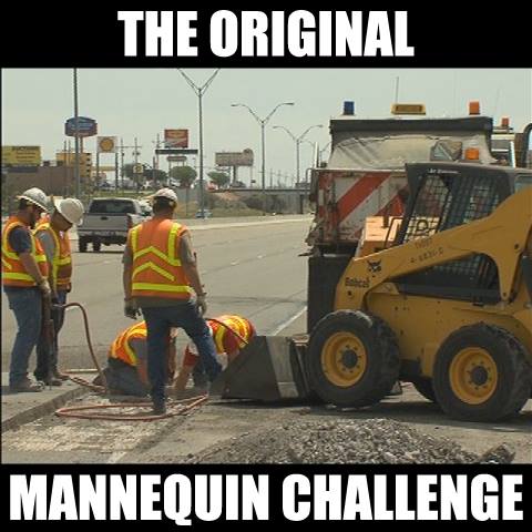 meme - working hard or hardly working - The Original O Mannequin Challenge
