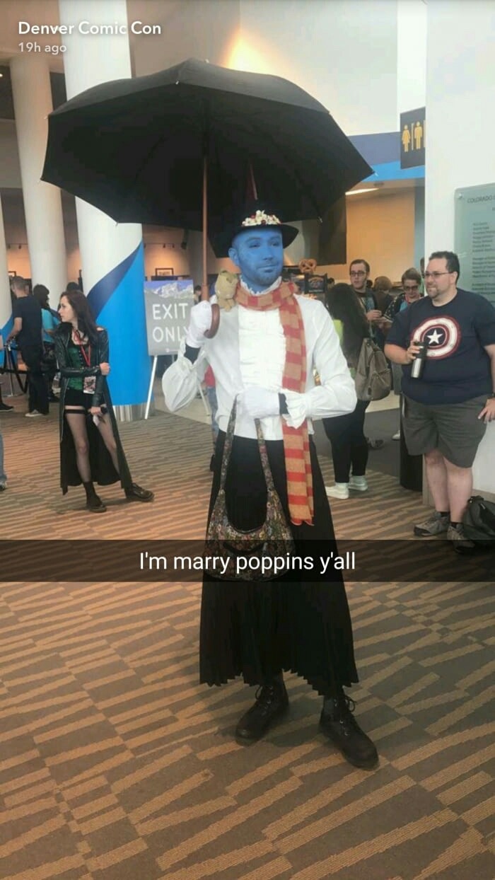 cosplay - Denver Comic Con 19h ago I'm marry poppins y'all
