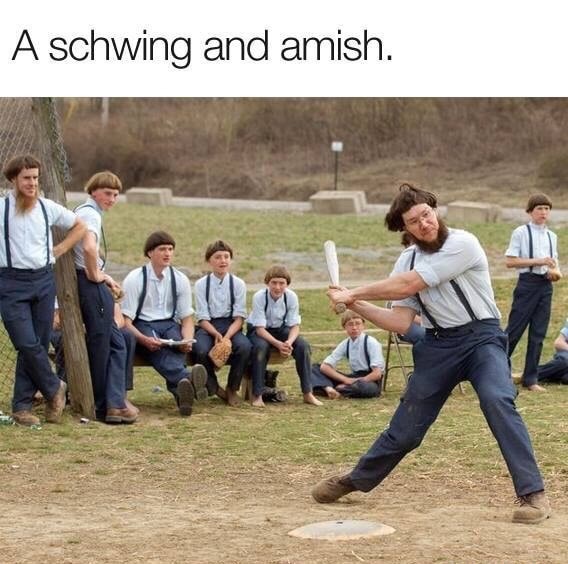swing and amish - A schwing and amish.