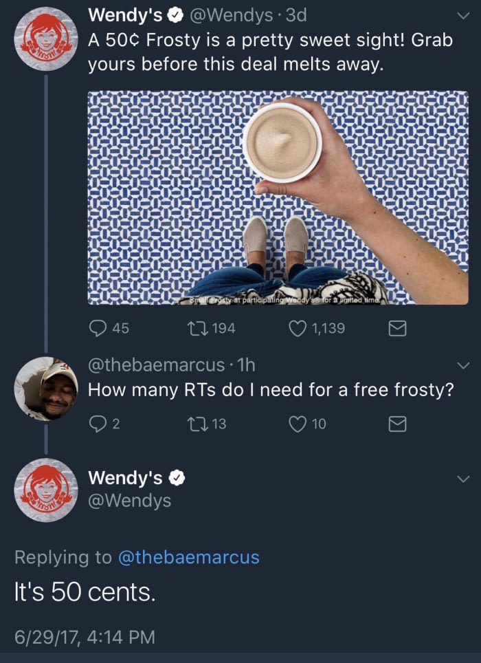 meme stream - wendys 4 for 4 meme - Wendy's . 3d, A 50 Frosty is a pretty sweet sight! Grab yours before this deal melts away. 1201212 0012130 10111 Tuusid 121 12120 12111111 Stu Fifulfi Tetet Ostet 000 000In Tetettel Be sty at participating Woody's for s