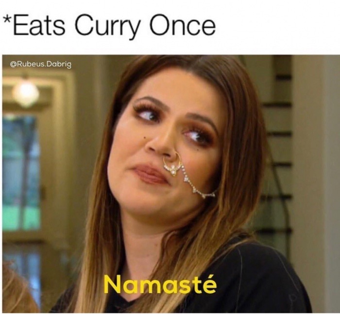 meme stream - mean kardashian memes - Eats Curry Once . Dabrig Namast