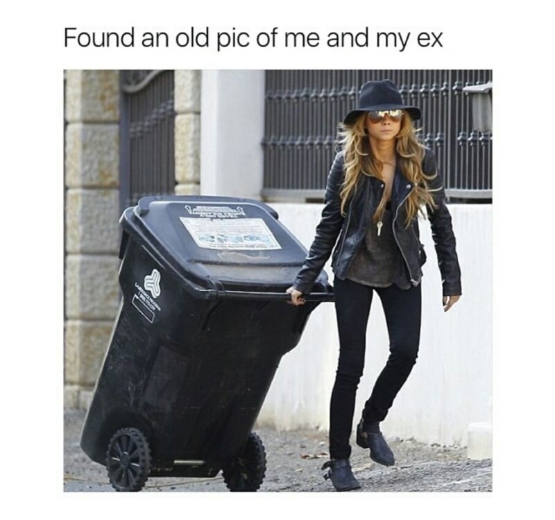 just a photo of me and my ex - Found an old pic of me and my ex