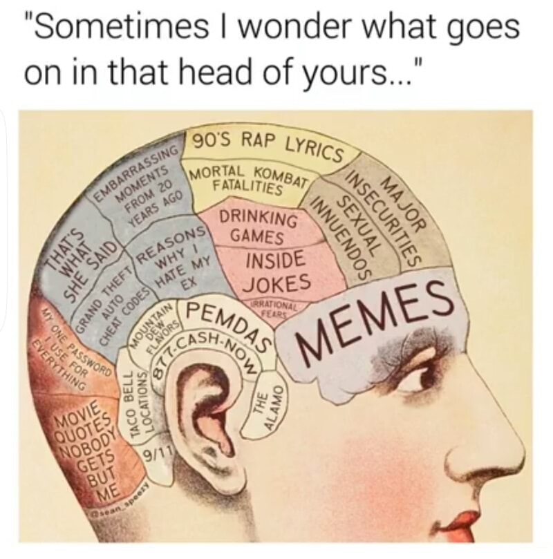 Mind map of memes meme