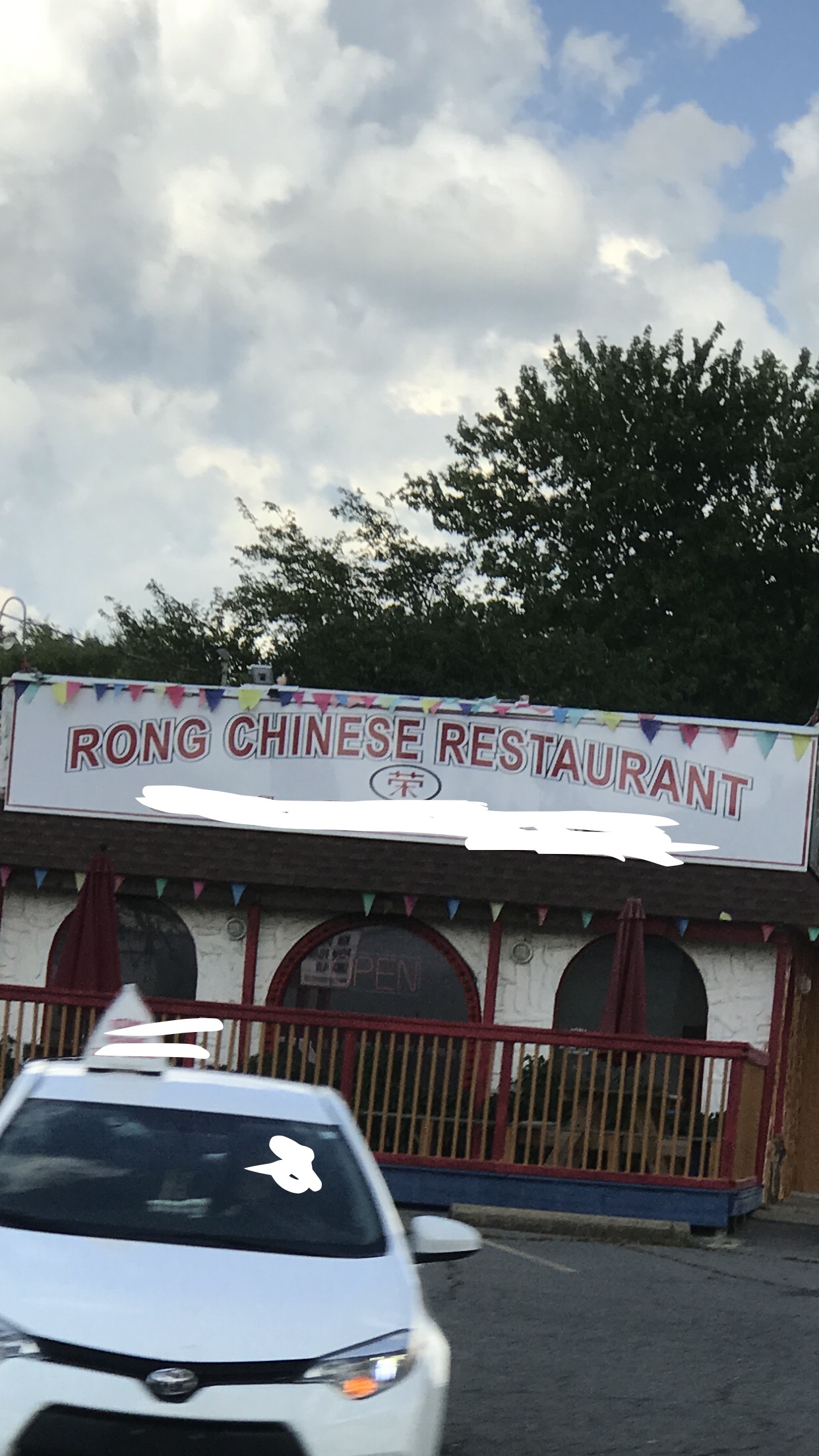 Funny name for Rong Chinese Restaurant