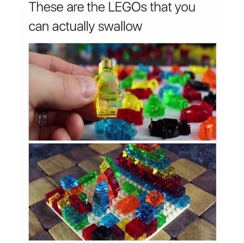 eating lego meme - These are the LEGOs that you can actually swallow