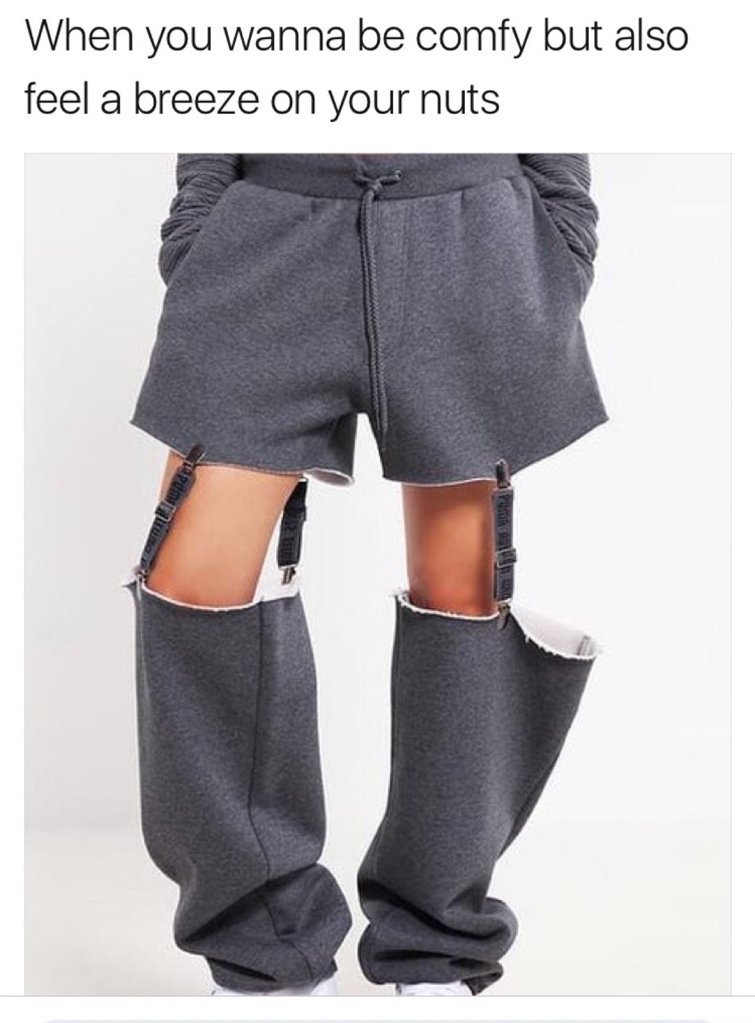 ridiculous asos clothing - When you wanna be comfy but also feel a breeze on your nuts