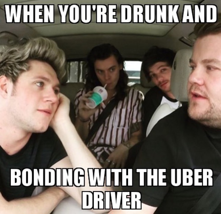 uber funny quotes - When You'Re Drunk And Bonding With The Uber Driver