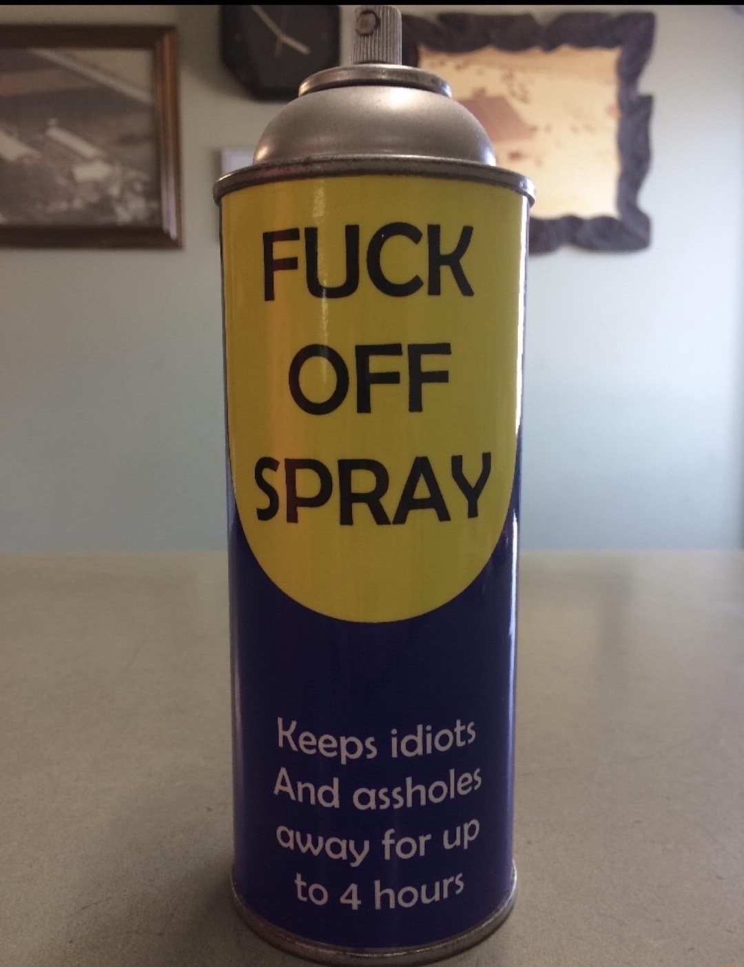 spray - Fuck Off Spray Keeps idiots And assholes away for up to 4 hours