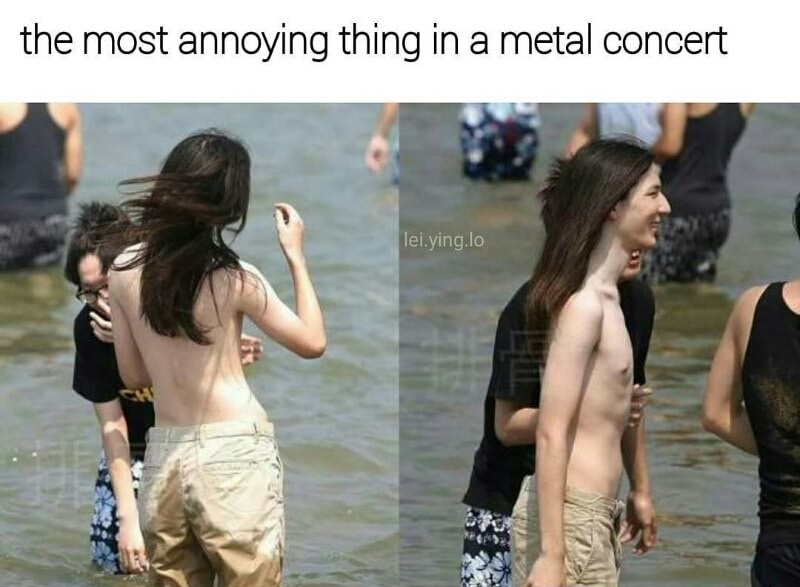 the most annoying thing in a metal concert lei.ying.lo