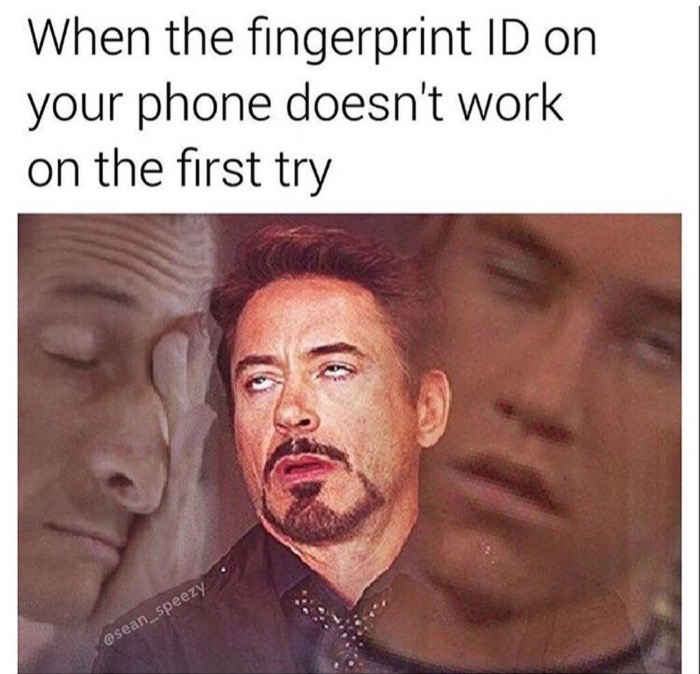dank meme fingerprint meme phone - When the fingerprint Id on your phone doesn't work on the first try